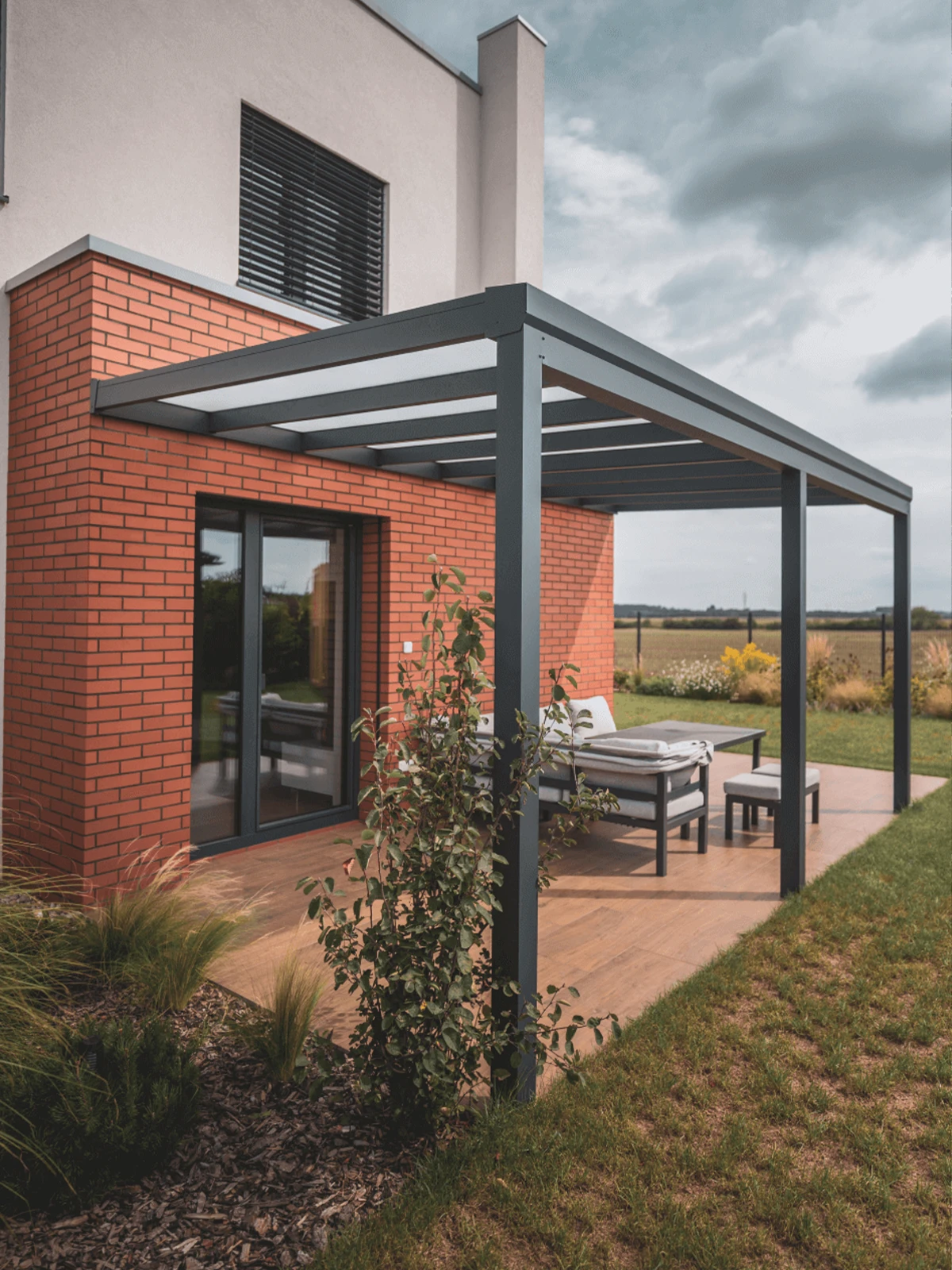 Constepo, polykarbonátová pergola
